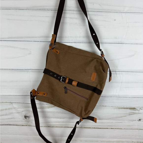 Brown Canvas Women\'s Backpack main image 5
